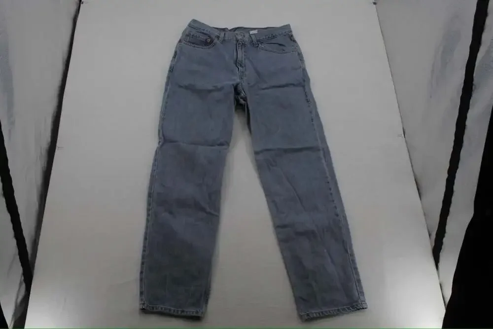 Vintage Levi's 550 Relaxed Fit Light Wash Denim Jeans Size 34x32